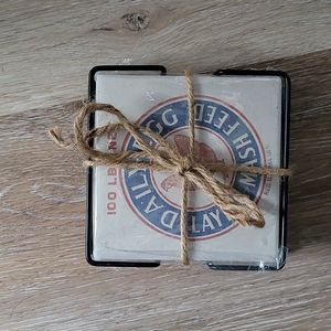 Primitives by Kathy Feedsack Ceramic Coasters NEW